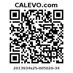 Calevo.com Preisschild 2013934s25-005020-34