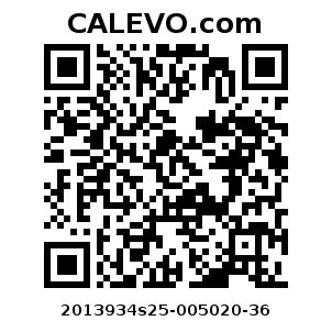 Calevo.com Preisschild 2013934s25-005020-36