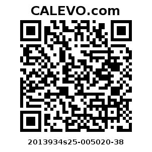 Calevo.com Preisschild 2013934s25-005020-38