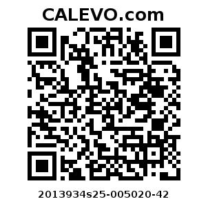 Calevo.com Preisschild 2013934s25-005020-42