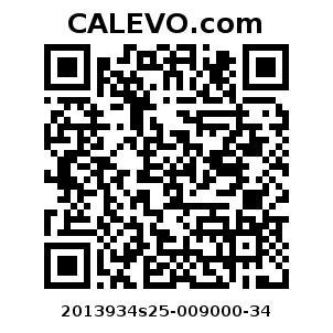 Calevo.com Preisschild 2013934s25-009000-34
