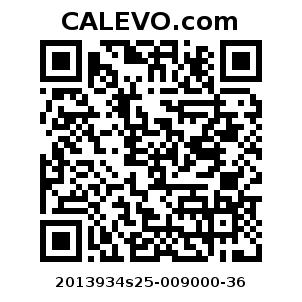 Calevo.com Preisschild 2013934s25-009000-36
