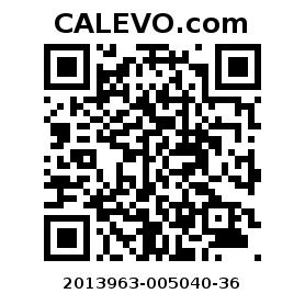 Calevo.com Preisschild 2013963-005040-36