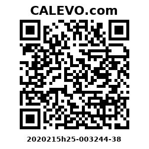 Calevo.com Preisschild 2020215h25-003244-38