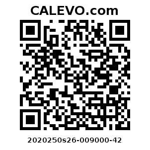 Calevo.com Preisschild 2020250s26-009000-42