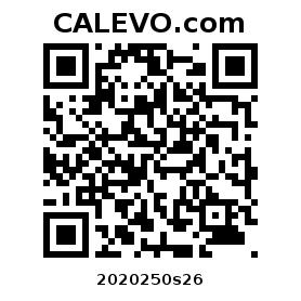 Calevo.com Preisschild 2020250s26