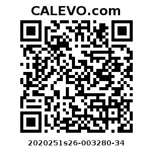 Calevo.com Preisschild 2020251s26-003280-34