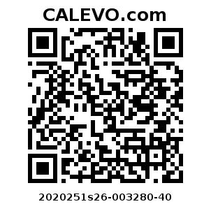 Calevo.com Preisschild 2020251s26-003280-40