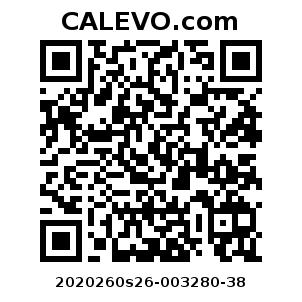 Calevo.com Preisschild 2020260s26-003280-38