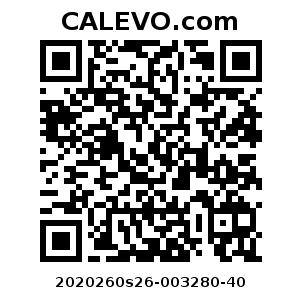 Calevo.com Preisschild 2020260s26-003280-40