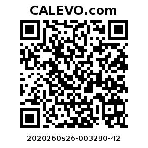 Calevo.com Preisschild 2020260s26-003280-42