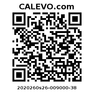 Calevo.com Preisschild 2020260s26-009000-38
