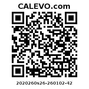 Calevo.com Preisschild 2020260s26-260102-42
