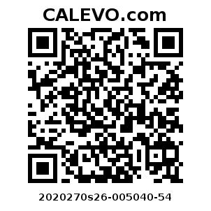 Calevo.com Preisschild 2020270s26-005040-54