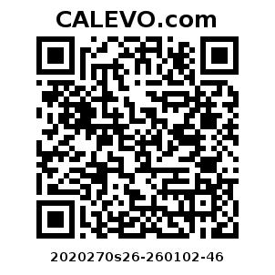 Calevo.com Preisschild 2020270s26-260102-46