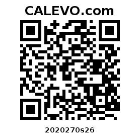 Calevo.com Preisschild 2020270s26