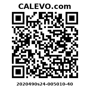 Calevo.com Preisschild 2020490s24-005010-40