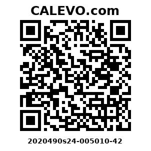 Calevo.com Preisschild 2020490s24-005010-42