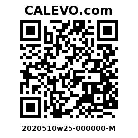 Calevo.com Preisschild 2020510w25-000000-M