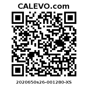 Calevo.com Preisschild 2020650s26-001280-XS