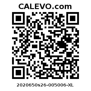 Calevo.com Preisschild 2020650s26-005006-XL