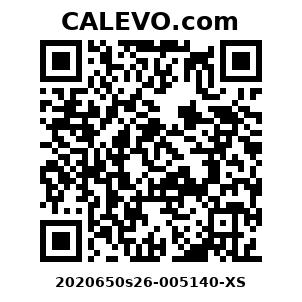 Calevo.com Preisschild 2020650s26-005140-XS