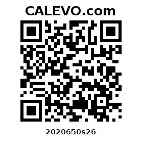 Calevo.com Preisschild 2020650s26