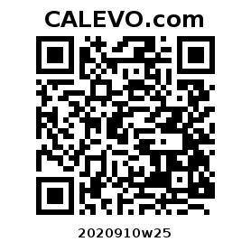 Calevo.com Preisschild 2020910w25