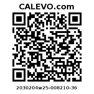 Calevo.com Preisschild 2030204w25-008210-36