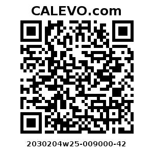 Calevo.com Preisschild 2030204w25-009000-42