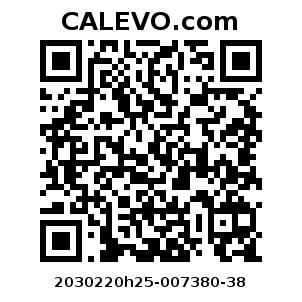 Calevo.com Preisschild 2030220h25-007380-38