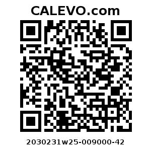 Calevo.com Preisschild 2030231w25-009000-42