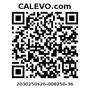Calevo.com Preisschild 2030250s26-008250-36