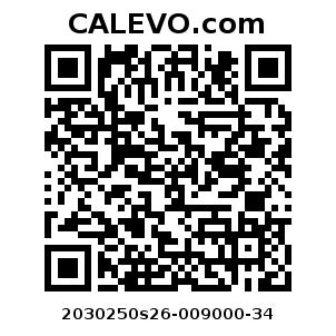 Calevo.com Preisschild 2030250s26-009000-34