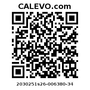 Calevo.com Preisschild 2030251s26-006380-34