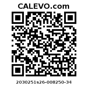 Calevo.com Preisschild 2030251s26-008250-34