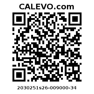 Calevo.com Preisschild 2030251s26-009000-34
