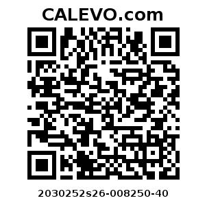 Calevo.com Preisschild 2030252s26-008250-40