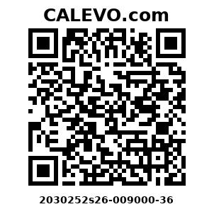 Calevo.com Preisschild 2030252s26-009000-36