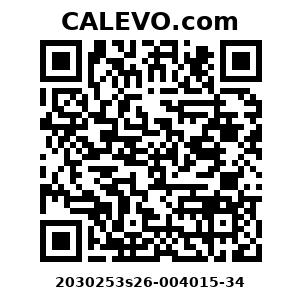 Calevo.com Preisschild 2030253s26-004015-34