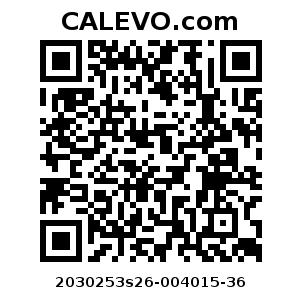 Calevo.com Preisschild 2030253s26-004015-36