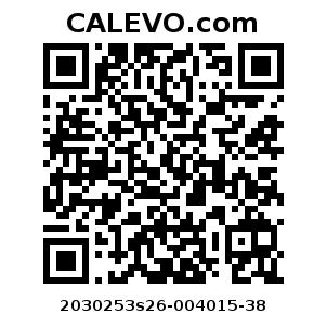 Calevo.com Preisschild 2030253s26-004015-38