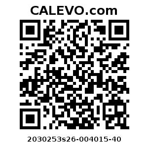 Calevo.com Preisschild 2030253s26-004015-40
