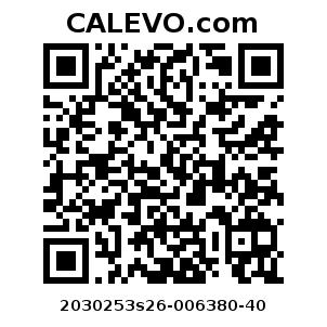 Calevo.com Preisschild 2030253s26-006380-40