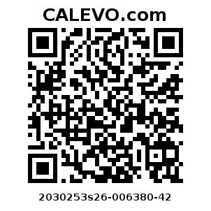 Calevo.com Preisschild 2030253s26-006380-42