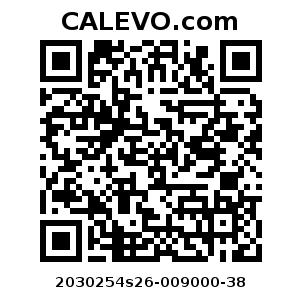 Calevo.com Preisschild 2030254s26-009000-38