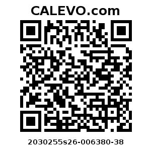 Calevo.com Preisschild 2030255s26-006380-38