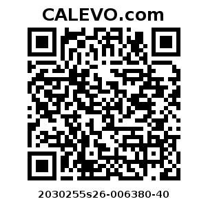 Calevo.com Preisschild 2030255s26-006380-40