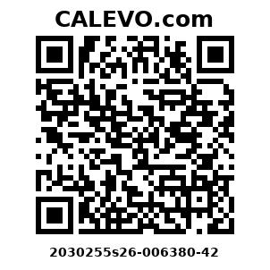 Calevo.com Preisschild 2030255s26-006380-42