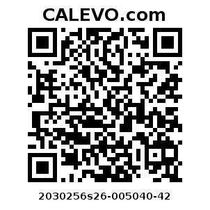 Calevo.com Preisschild 2030256s26-005040-42